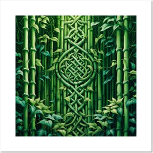 Celtic Bamboo Grove Posters and Art
